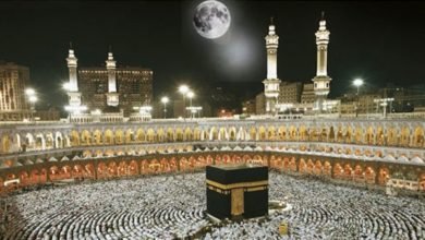 تعامد القمر على الكعبة