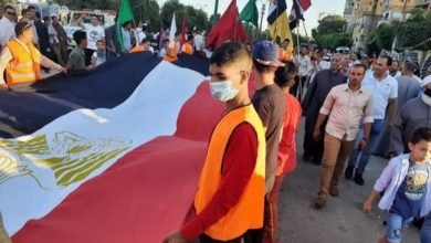 جانب من احتفالات نصر اكتوبر 47