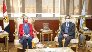 وزيرة البيئة ومحافظ الغربية