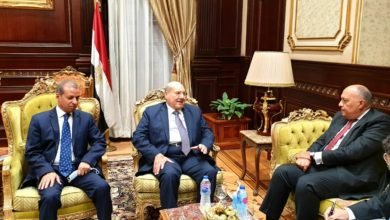 رئيس الشيوخ يستقبل وزير الخارجية