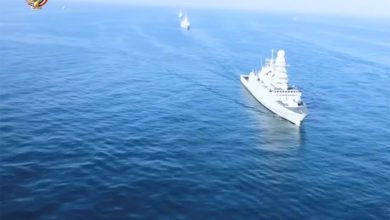 وصول الفرقاطة البحرية