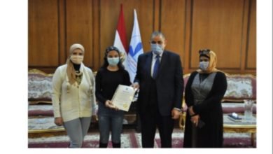 تكريم الطالبة ملك