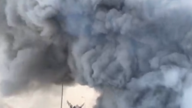 حريق العبور