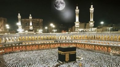 تعامد القمر على الكعبة المشرفة