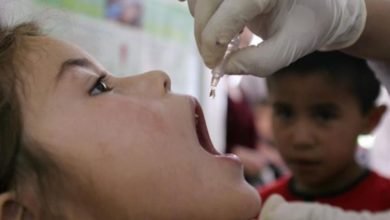 التطعيم ضد شلل الأطفال