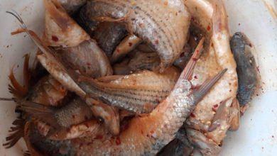 تناول الأسماك المملحة