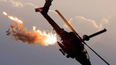 تحطم مروحية عسكرية