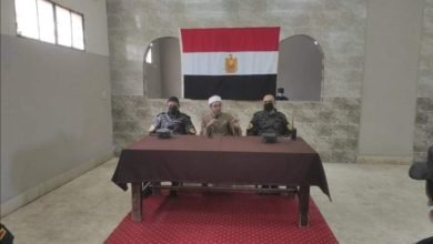 فرع خريجي الأزهر بمطروح يشارك قوات الأمن الاحتفال بالمولد النبوي